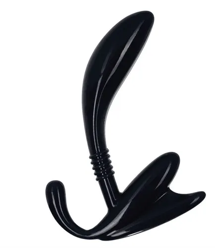 Anal CalExotics Apollo Curved Prostate Probe Black