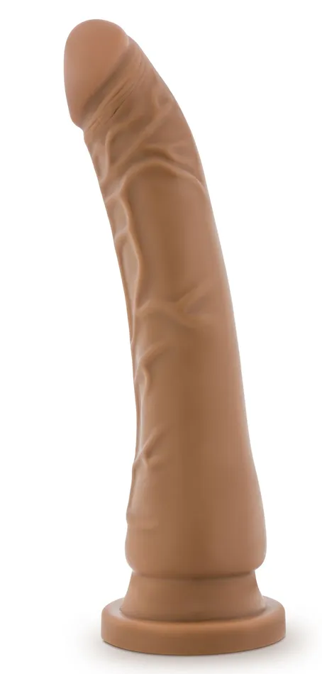 Blush Dildos Dr Skin Silicone Dr Noah 8 Inch Dong With Suction Cup Mocha