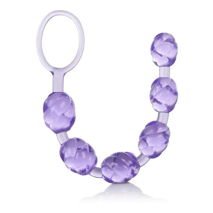 CalExotics Vibrators Swirl Pleasure Beads Purple