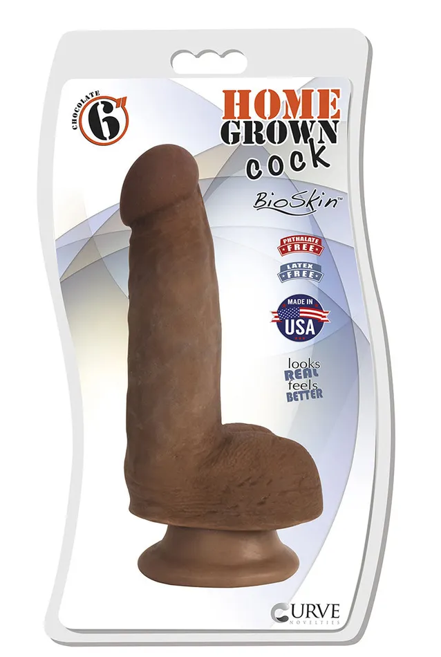 Dildos Home Grown 6 Home Grown Cock Chocolate
