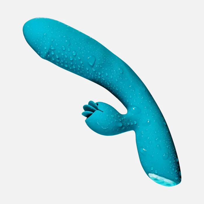 Evolved Vibrators Fierce Flicker Rabbit Vibrator Teal