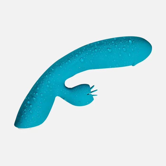 Evolved Vibrators Fierce Flicker Rabbit Vibrator Teal Evolved Vibrators Fierce Flicker Rabbit Vibrator Teal