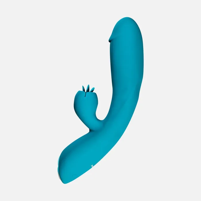 Evolved Vibrators Fierce Flicker Rabbit Vibrator Teal Evolved Vibrators Fierce Flicker Rabbit Vibrator Teal