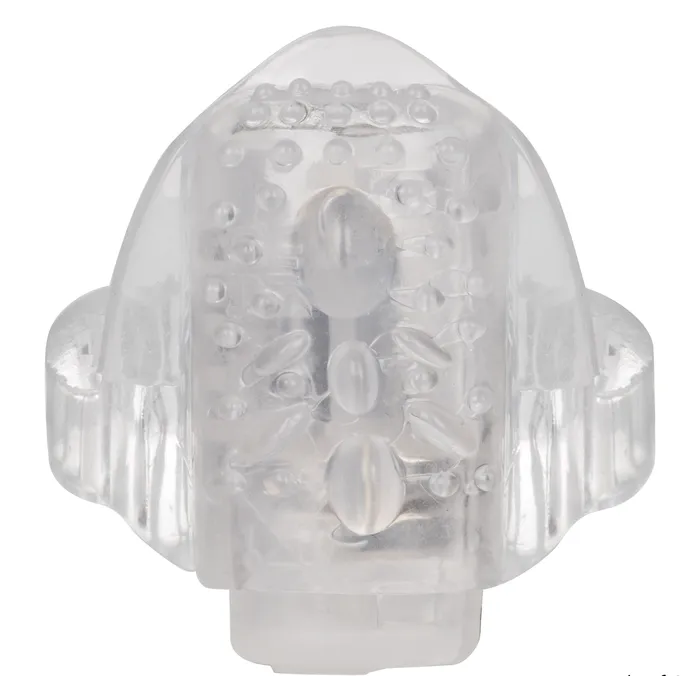 Female Sex Toys CalExotics Foil Pack Vibrating Tongue Teaser Clear