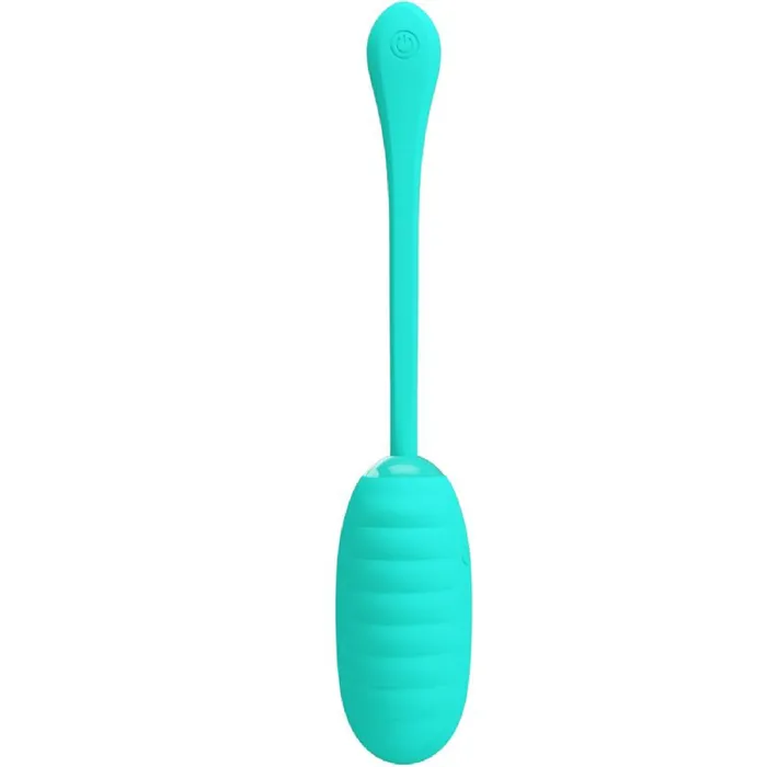 Female Sex Toys Pretty Love Kirk Rechargeable Vibrating Egg Turquoise