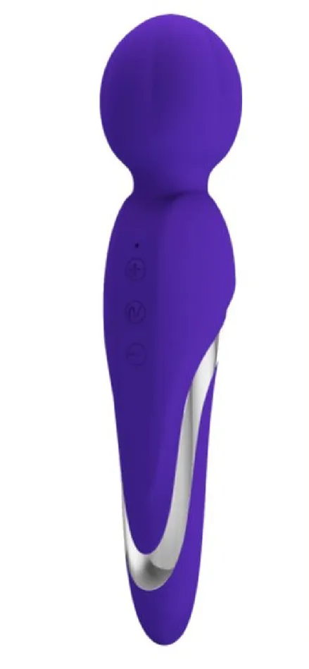 Female Sex Toys Pretty Love Walter Super Soft Silicone Wand Violet