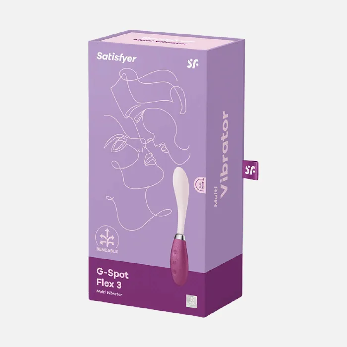 GSpot Flex 3 G Spot Vibrator Red Satisfyer Vibrators GSpot Flex 3 G Spot Vibrator Red Satisfyer Vibrators
