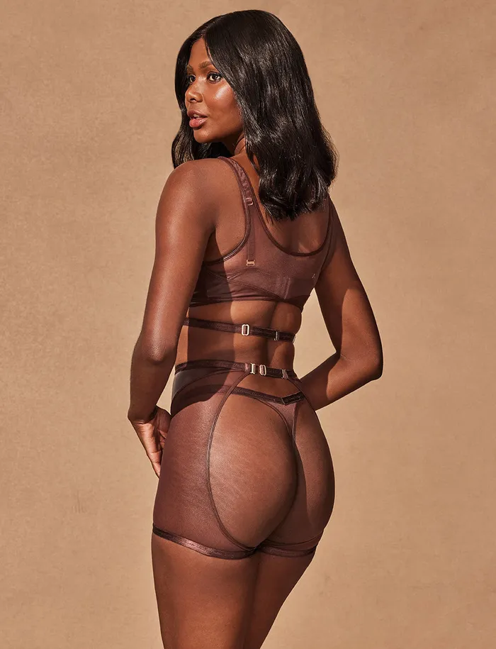 Honey Birdette Emily Deep Mahogany Bralette Male Sex Toys