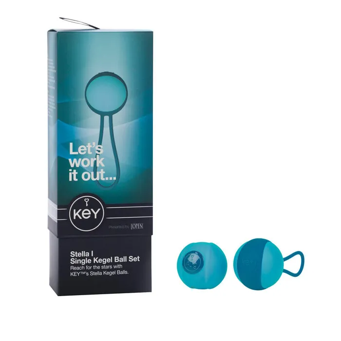 ItsForMyFriend Anal Key By Jopen Stella I Kegal Ball Set Robin Egg Blue