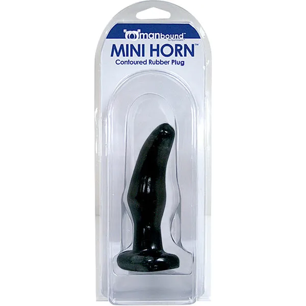 ItsForMyFriend Manbound Mini Horn Rubber Plug Anal