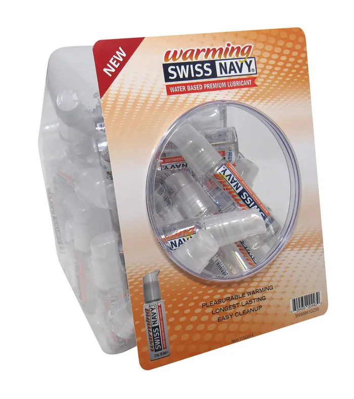MD Science Lab Swiss Navy Warming 1 Oz 50pc Fishbowl Female Sex Toys