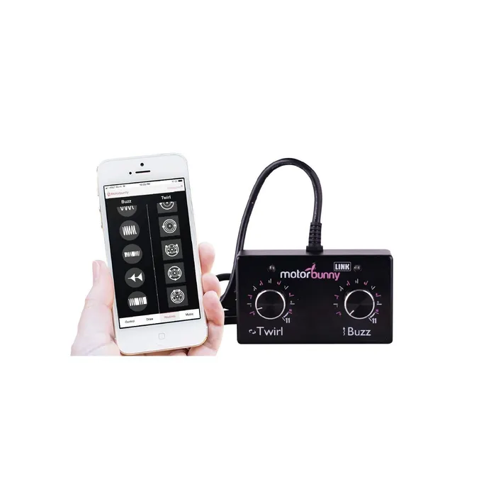 Male Sex Toys Motorbunny Motorbunny LINK with Playmate direct connect and Fluffer App Bluetooth Internet Controller