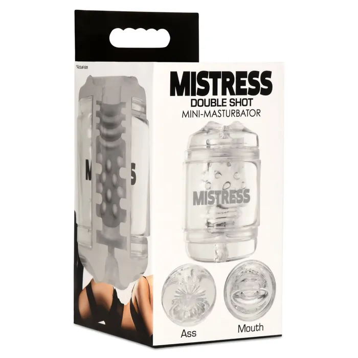 Mistress Double Shot Mini Masturbator Ass Mouth Mistress Male Sex Toys Mistress Double Shot Mini Masturbator Ass Mouth Mistress Male Sex Toys