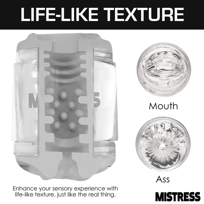 Mistress Double Shot Mini Masturbator Ass Mouth Mistress Male Sex Toys Mistress Double Shot Mini Masturbator Ass Mouth Mistress Male Sex Toys
