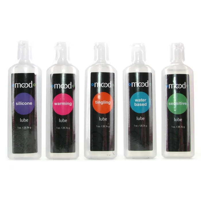 Mood Lubricant Sampler Assorted 5 Pack Pink Cherry Sexual Health Wellbeing