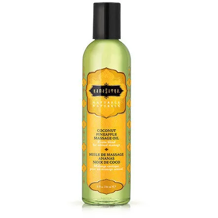 Naturals Massage Oil Coconut Pineapple 8 Fl Oz Kama Sutra Couples