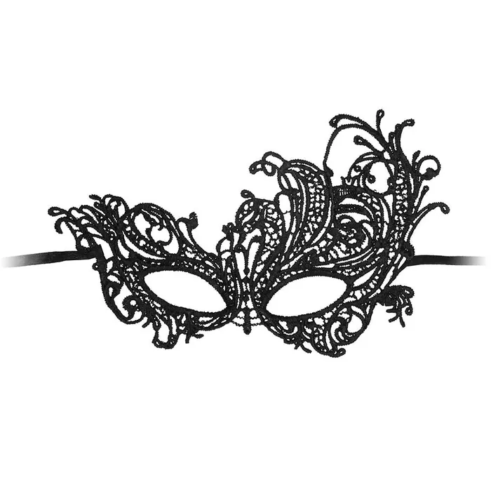 Ouch Royal Lace Mask in Black Pink Cherry Female Sex Toys Ouch Royal Lace Mask in Black Pink Cherry Female Sex Toys