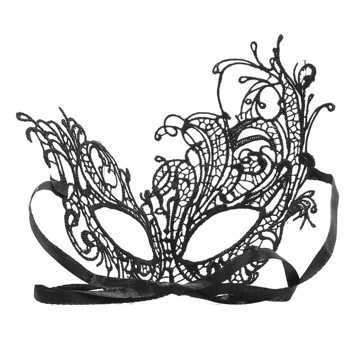 Ouch Royal Lace Mask in Black Pink Cherry Female Sex Toys Ouch Royal Lace Mask in Black Pink Cherry Female Sex Toys