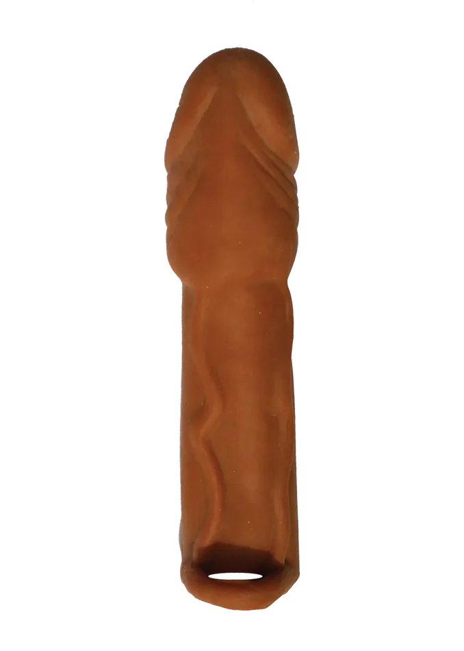 Skinsations Latin Lover Series Husky Lover 7 Inch Vibrating Brown Hott Products Anal