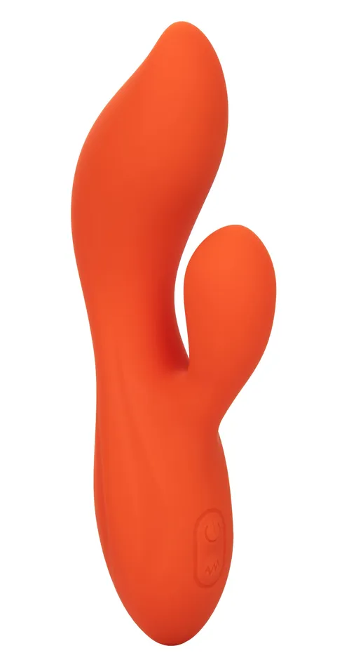 Stella Liquid Silicone Dual Teaser Orange CalExotics Female Sex Toys