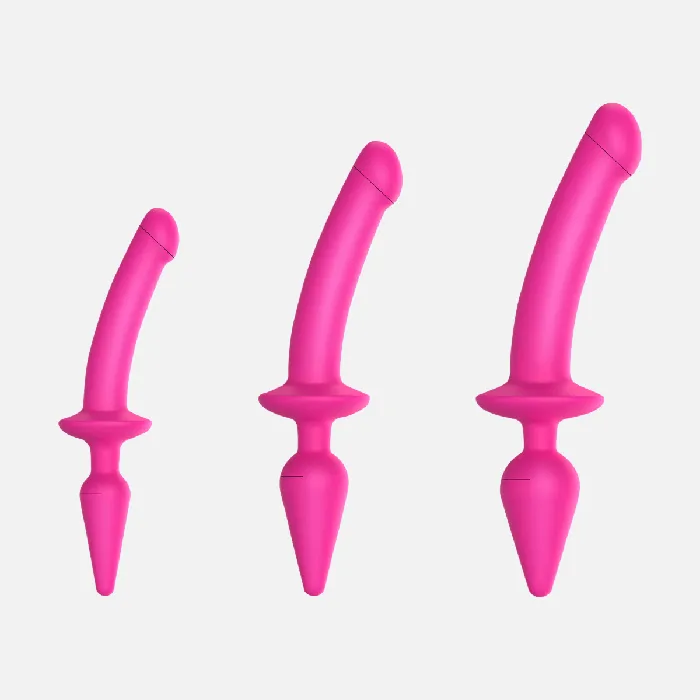 Strap On Me Female Sex Toys Switch PlugIn SemiRealistic Dildo Sml Pink Strap On Me Female Sex Toys Switch PlugIn SemiRealistic Dildo Sml Pink