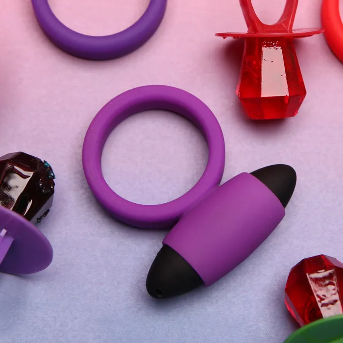 Vibrating CRing Purple Tantus Vibrators