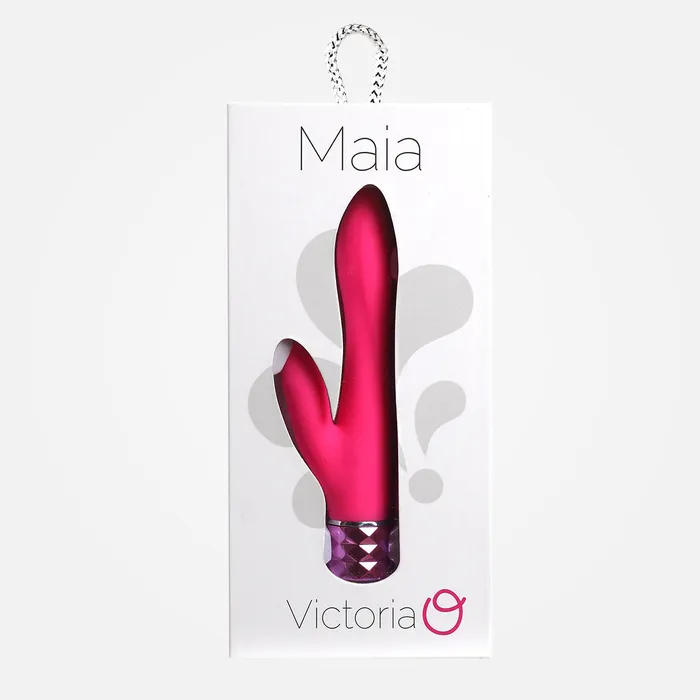 Vibrators Maia Toys Victoria Hot Pink Rechargeable Rabbit Vibrator Vibrators Maia Toys Victoria Hot Pink Rechargeable Rabbit Vibrator