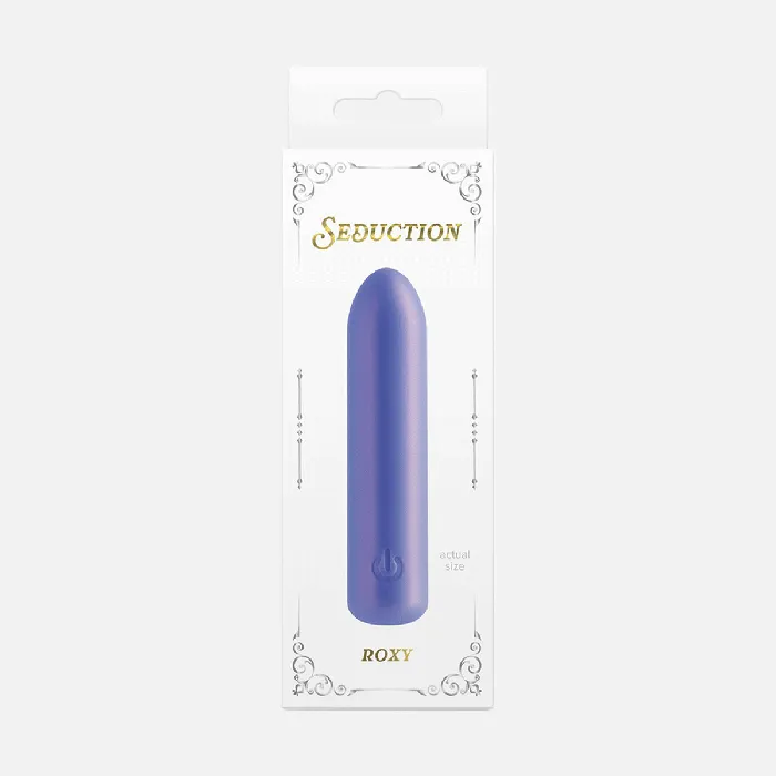 Vibrators NS Novelties Seduction Roxy Bullet Vibrator Metallic Blue Vibrators NS Novelties Seduction Roxy Bullet Vibrator Metallic Blue