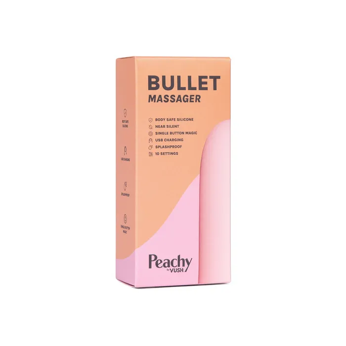 Vush Female Sex Toys Vush Peachy Bullet Massager