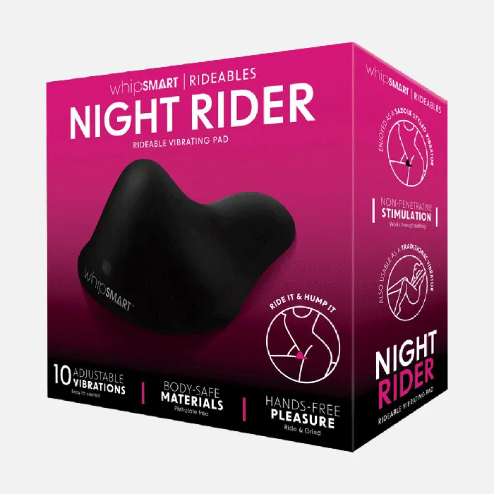WhipSmart Night Rider Rideable Vibrating Pad Whipsmart Female Sex Toys