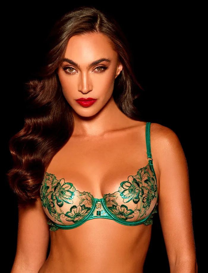 Willow Emerald Bra Honey Birdette Vibrators