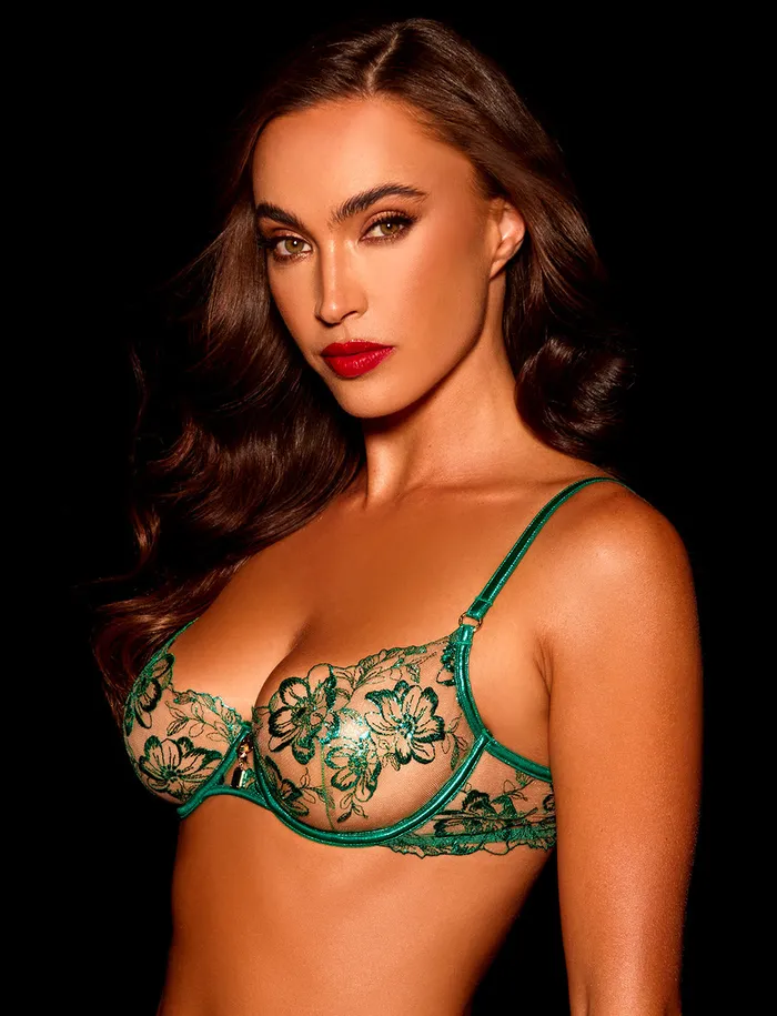 Willow Emerald Bra Honey Birdette Vibrators