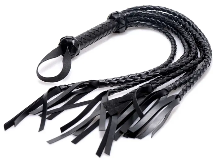 XR Brands 8 Tail Braided Flogger Anal