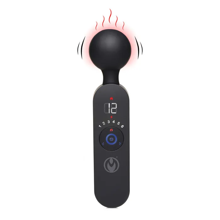 72X Silicone Heating Wand Massager Master Series Female Sex Toys
