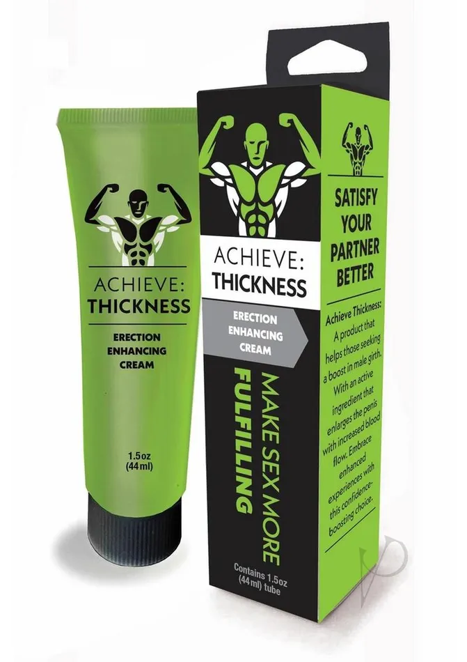 Achieve Thickness Girth Enhancement Cream 15oz Little Genie Vibrators