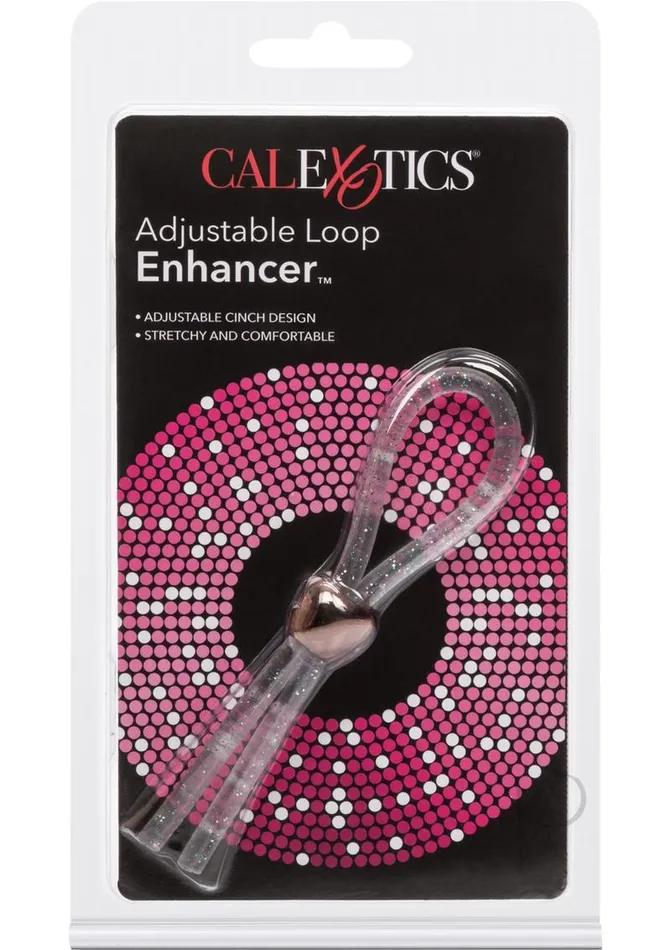 Adjustable Loop Enhancer Cock Ring Clear Rings Male Sex Toys