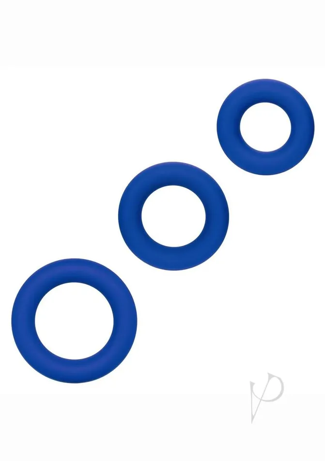 Admiral Admiral Universal Silicone Cock Ring Set Blue Male Sex Toys