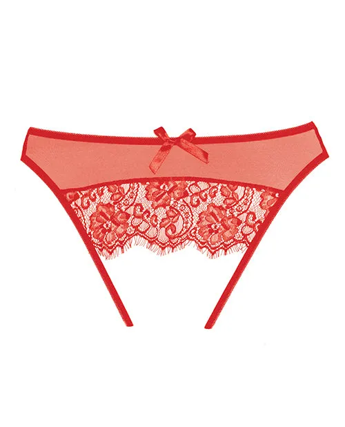 Adore Vibrators Adore Expose Panty Red OS