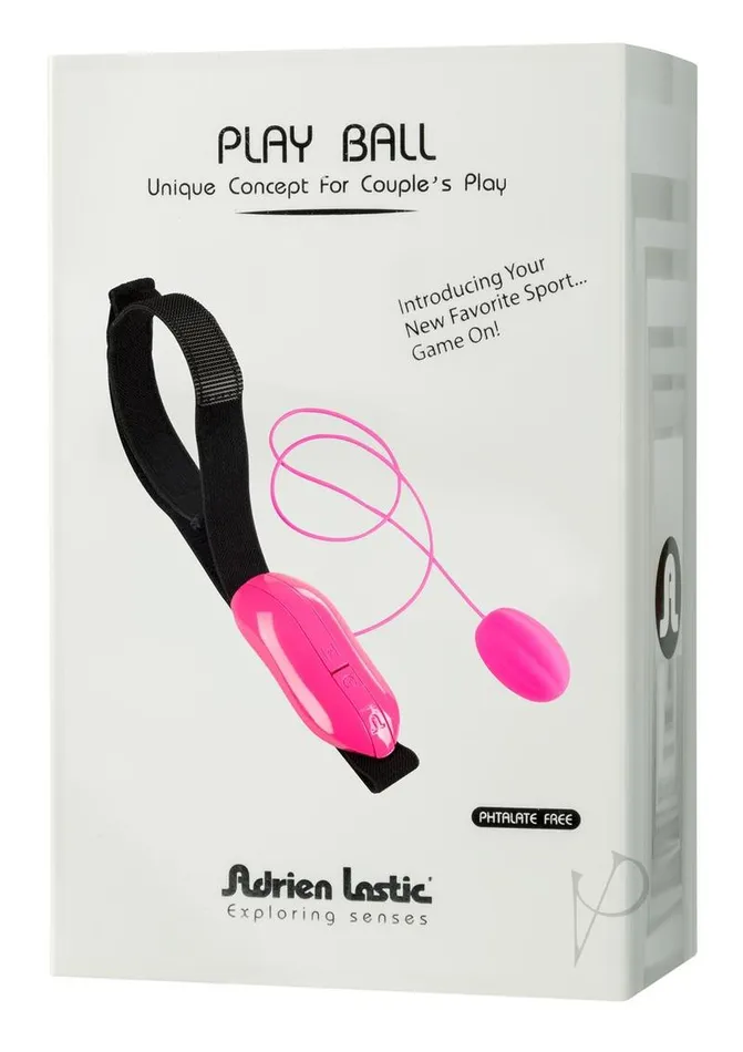 Adrien Lastic Play Ball Silicone Vibrating Egg PinkBlack Anal