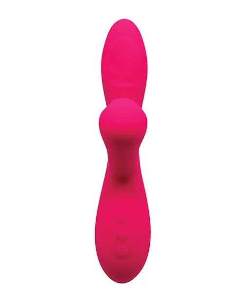 Alive Caribbean Shine Rechargeable Silicone Rabbit Vibrator Pink Alive Female Sex Toys