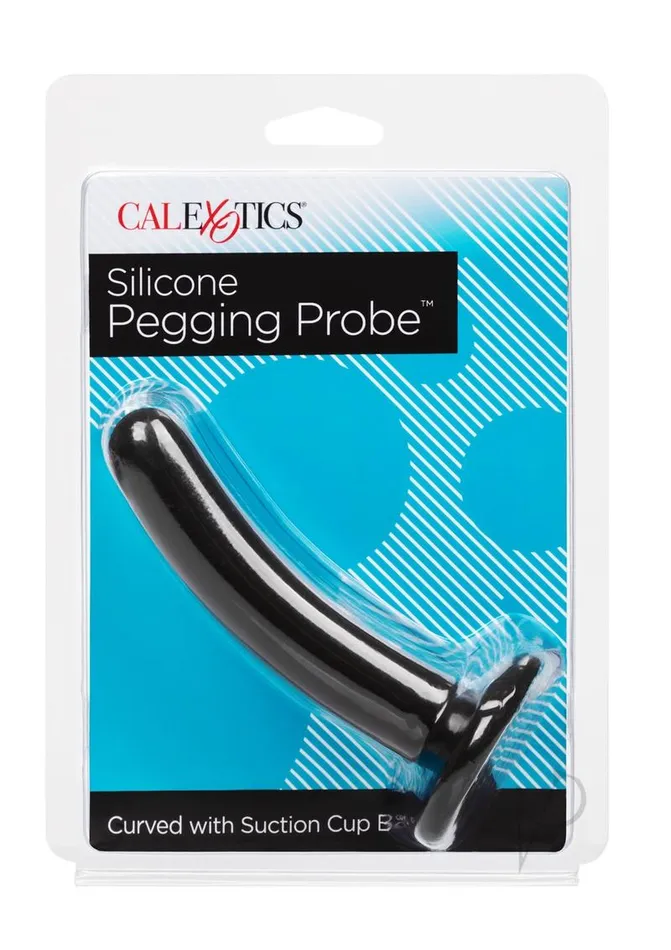 Anal Anal Silicone Pegging Probe Butt Plug Black