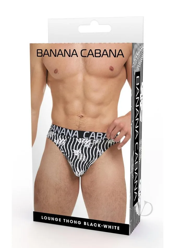 Anal Banana Cabana Sheer Bikini SmallMedium Black Banana Cabana