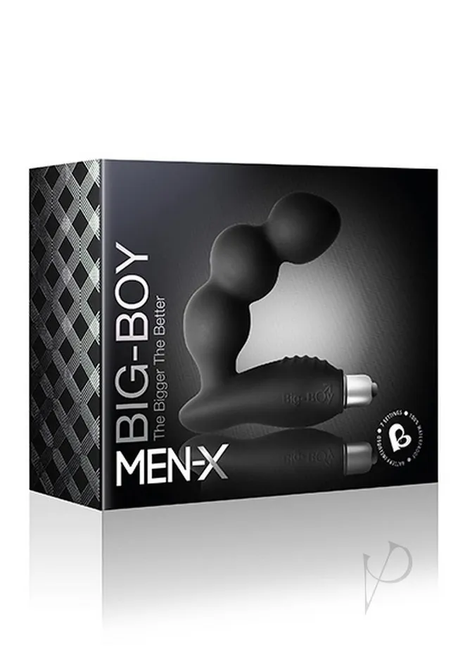 Anal Big Boy Silicone Prostate and Perineum Massager Vibrator Black Rocks Off Anal Big Boy Silicone Prostate and Perineum Massager Vibrator Black Rocks Off