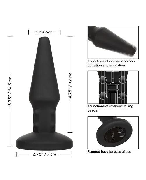 Anal Bionic Bionic Beaded Rimming Probe Rechargeable Silicone Anal Stimulator Black Anal Bionic Bionic Beaded Rimming Probe Rechargeable Silicone Anal Stimulator Black