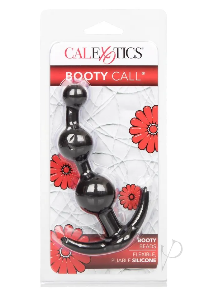 Anal Booty Call Booty Call Booty Beads Silicone Anal Beads Black
