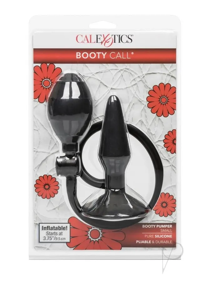 Anal Booty Call Booty Call Silicone Booty Pumper Butt Plug Small Black