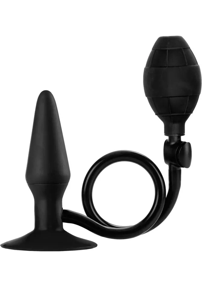 Anal Booty Call Booty Call Silicone Booty Pumper Butt Plug Small Black