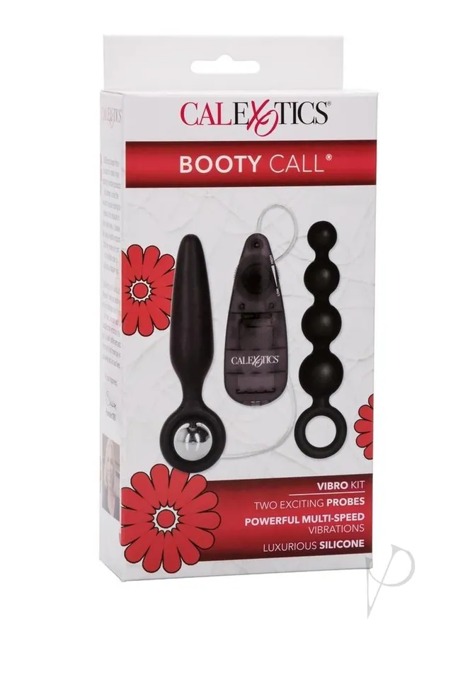 Anal Booty Call Booty Vibro Kit Silicone Vibrating Butt Plug and Anal Beads with Bullet and Wired Remote Control Black Booty Call Anal Booty Call Booty Vibro Kit Silicone Vibrating Butt Plug and Anal Beads with Bullet and Wired Remote Control Black Booty Call