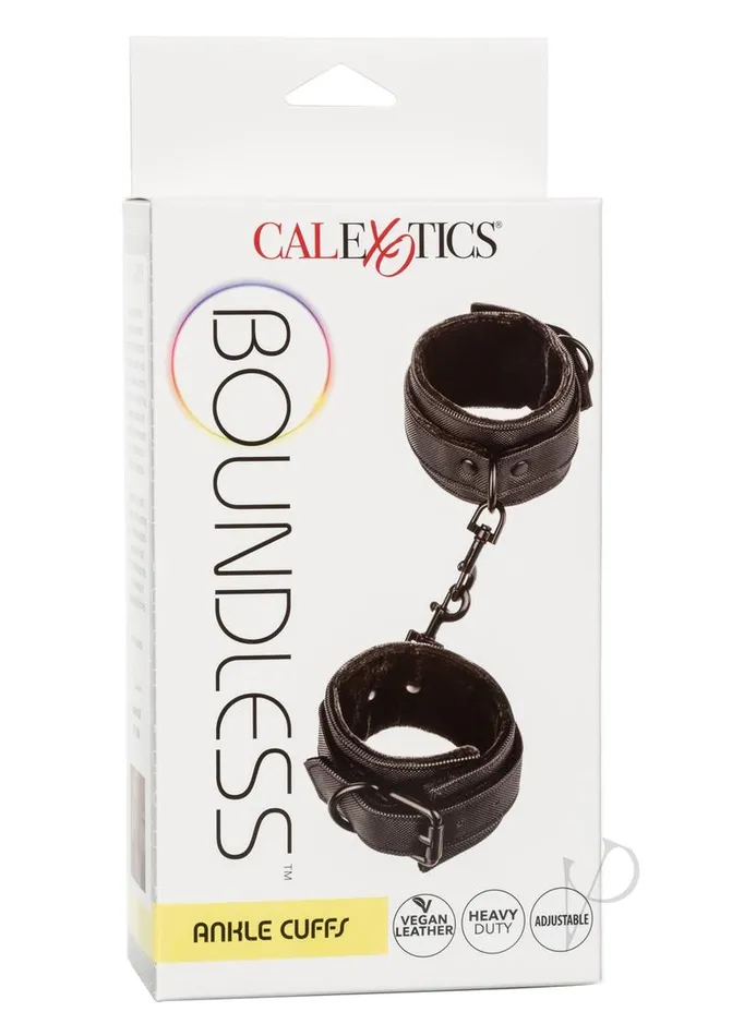 Anal Boundless Boundless Ankle Cuffs Black
