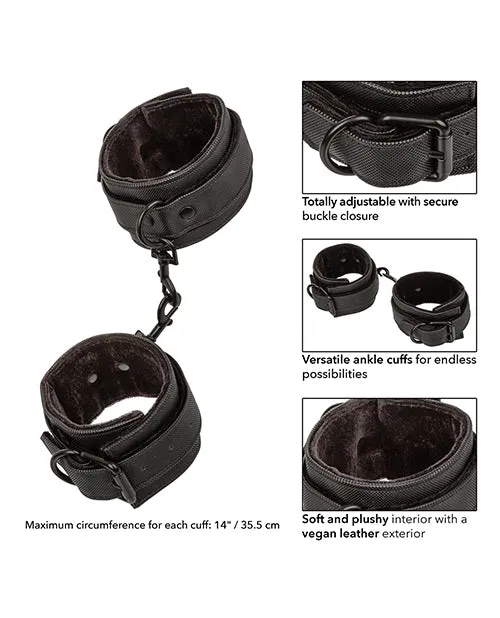 Anal Boundless Boundless Ankle Cuffs Black